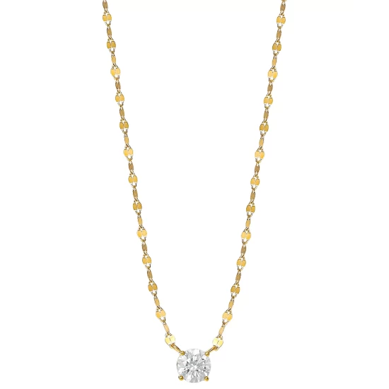 Wholesale ๐ Giani Bernini Cubic Zirconia Solitaire 18 Pendant Necklace In 18k Gold-Plated Sterling Silver, Created For Macy's โ๏ธ 4 Wholesale ๐ Giani Bernini Cubic Zirconia Solitaire 18 Pendant Necklace In 18k Gold-Plated Sterling Silver, Created For Macy's โ๏ธ - Image 4