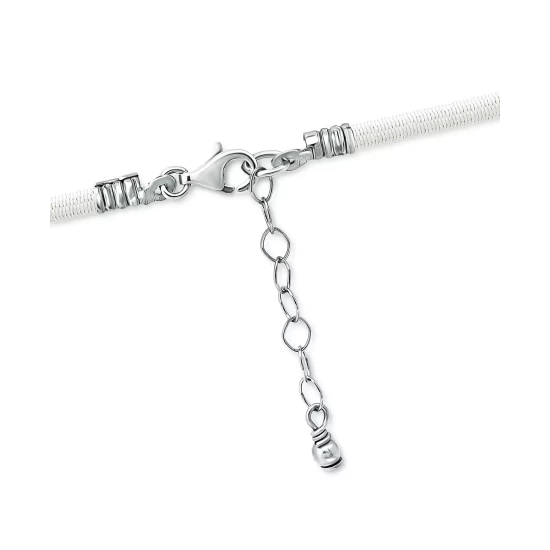 Buy ✔️ Giani Bernini Cubic Zirconia Bezel Cord Ankle Bracelet In Sterling Silver, Created For Macys Teal ✨ 10 Buy ✔️ Giani Bernini Cubic Zirconia Bezel Cord Ankle Bracelet In Sterling Silver, Created For Macys Teal ✨ - Image 10