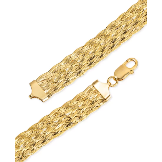 Top 10 ๐ฅ Giani Bernini Braided Link Bracelet In 18k Gold-Plated Sterling Silver, Created For Macy's โญ 3 Top 10 ๐ฅ Giani Bernini Braided Link Bracelet In 18k Gold-Plated Sterling Silver, Created For Macy's โญ - Image 3