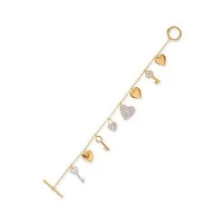 Wholesale ❤️ Giani Bernini Cubic Zirconia Heart & Key Charm Bracelet In Gold-Plated Sterling Silver, Created For Macy's Gold Over Silver 🤩 7 Wholesale ❤️ Giani Bernini Cubic Zirconia Heart & Key Charm Bracelet In Gold-Plated Sterling Silver, Created For Macy's Gold Over Silver 🤩 -Giani Bernini Shop unnamed file 1147