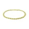 Wholesale 🎁 Giani Bernini Rope Link Bracelet In 18k Gold-Plated Sterling Silver, Created For Macy's Gold Over Silver 💯