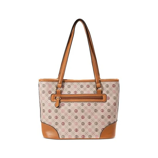 Buy 🥰 Giani Bernini Tonal Signature Tote, Created For Macy's Tan Multi 👏 2 Buy 🥰 Giani Bernini Tonal Signature Tote, Created For Macy's Tan Multi 👏 - Image 2