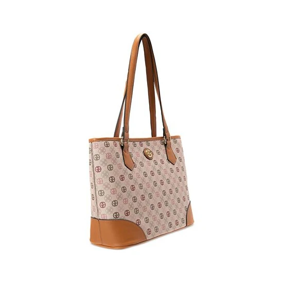 Buy 🥰 Giani Bernini Tonal Signature Tote, Created For Macy's Tan Multi 👏 3 Buy 🥰 Giani Bernini Tonal Signature Tote, Created For Macy's Tan Multi 👏 - Image 3