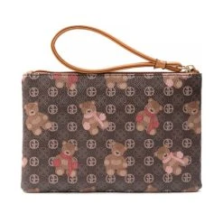 Flash Sale 😍 Giani Bernini Scatter Bears Wristlet, Created For Macy's Brown Block Signature 😉
