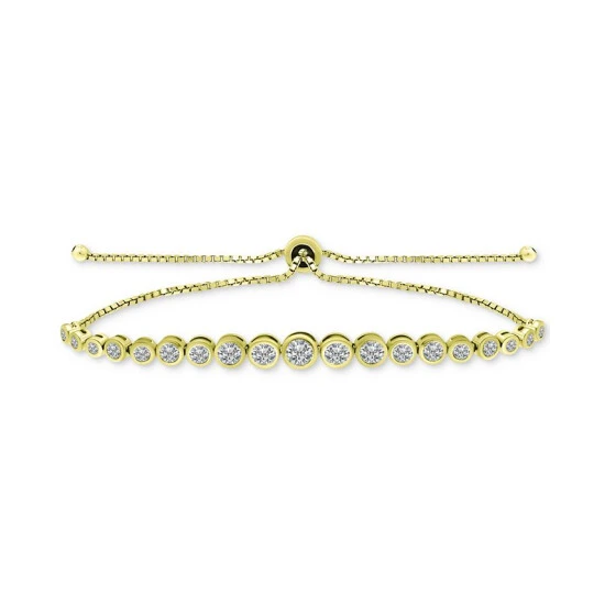 Top 10 👏 Giani Bernini Cubic Zirconia Bolo Bracelet, Created For Macy's Sterling Silver ⌛ 1 Top 10 👏 Giani Bernini Cubic Zirconia Bolo Bracelet, Created For Macy's Sterling Silver ⌛