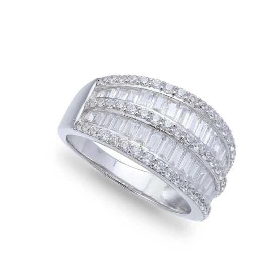 Best deal ๐ Giani Bernini Cubic Zirconia Pave Baguette Ring (2-1/8 Ct.t.w) In Sterling Silver ๐ 1 Best deal ๐ Giani Bernini Cubic Zirconia Pave Baguette Ring (2-1/8 Ct.t.w) In Sterling Silver ๐