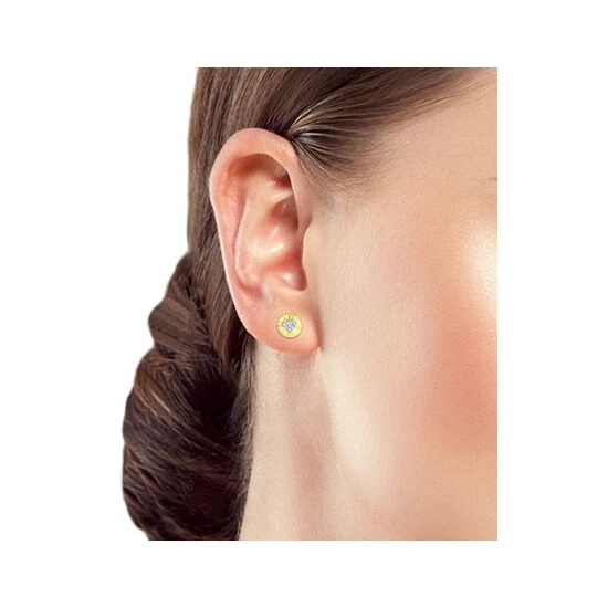 Deals 🧨 Giani Bernini Cubic Zirconia Heart Disc Stud Earrings, Created For Macy's Gold Over Silver ❤️ 2 Deals 🧨 Giani Bernini Cubic Zirconia Heart Disc Stud Earrings, Created For Macy's Gold Over Silver ❤️ - Image 2