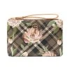 Coupon 🛒 Giani Bernini Holiday Plaid Floral Wristlet, Created For Macy's Green Plaid 😉