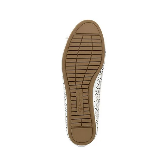 Hot Sale ⭐ Giani Bernini Odeysa Memory Foam Perforated Ballet Flats, Created For Macy's White 🤩 5 Hot Sale ⭐ Giani Bernini Odeysa Memory Foam Perforated Ballet Flats, Created For Macy's White 🤩 - Image 5