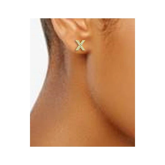 Cheapest โจ Giani Bernini Cubic Zirconia X & O Mismatch Stud Earrings, Created For Macy's Gold ๐ฅ 2 Cheapest โจ Giani Bernini Cubic Zirconia X & O Mismatch Stud Earrings, Created For Macy's Gold ๐ฅ - Image 2