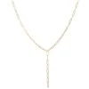 New 👏 Giani Bernini Paperclip Link 18 Lariat Necklace In 18k Gold-Plated Sterling Silver, Created For Macy's Gold Over Silver 👍