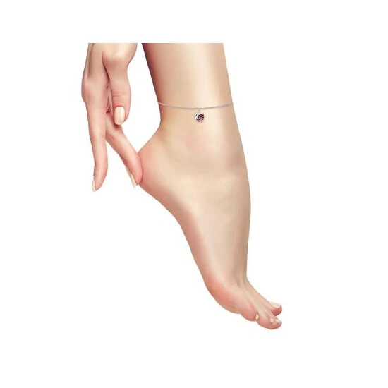 Promo ๐ Giani Bernini Lab-Created Ruby Apple Cluster Ankle Bracelet In Sterling Silver, Created For Macy's ๐ฅฐ 2 Promo ๐ Giani Bernini Lab-Created Ruby Apple Cluster Ankle Bracelet In Sterling Silver, Created For Macy's ๐ฅฐ - Image 2