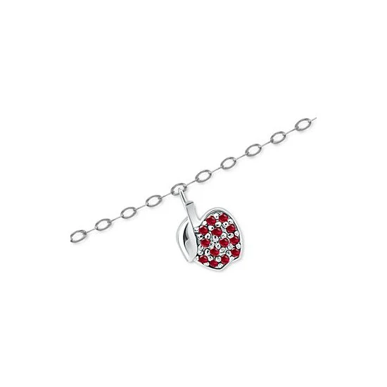 Promo ๐ Giani Bernini Lab-Created Ruby Apple Cluster Ankle Bracelet In Sterling Silver, Created For Macy's ๐ฅฐ 3 Promo ๐ Giani Bernini Lab-Created Ruby Apple Cluster Ankle Bracelet In Sterling Silver, Created For Macy's ๐ฅฐ - Image 3