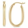 Top 10 😍 Giani Bernini Polished Oval Tube Small Hoop Earrings 25mm, Created For Macy's Gold Over Silver ⭐
