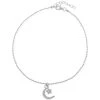 Wholesale 👏 Giani Bernini Cubic Zirconia Moon & Star Charm Ankle Bracelet In Sterling Silver, Created For Macy's 😍