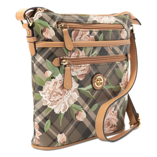 Best Pirce 💯 Giani Bernini Holiday Floral Crossbody, Created By Macy's Green Plaid ⌛ 5 Best Pirce 💯 Giani Bernini Holiday Floral Crossbody, Created By Macy's Green Plaid ⌛ - Image 5