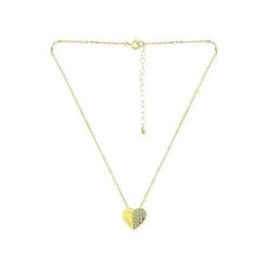 Buy 🌟 Giani Bernini Cubic Zirconia Pavé Heart Pendant Necklace In 18k Gold-Plated Sterling Silver, 16 + 2 Extender, Created For Macy's Gold Over Silver 🎁 -Giani Bernini Shop unnamed file 1364