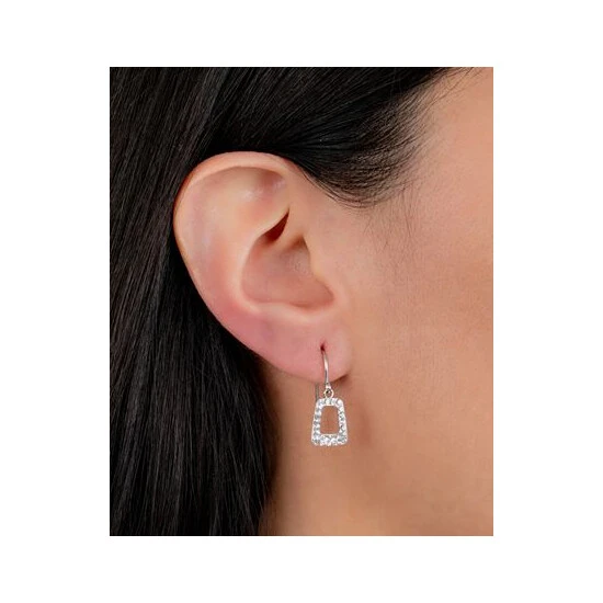 Wholesale ✨ Giani Bernini Crystal Geometric Drop Earrings In Sterling Silver, Created For Macy's ❤️ 2 Wholesale ✨ Giani Bernini Crystal Geometric Drop Earrings In Sterling Silver, Created For Macy's ❤️ - Image 2