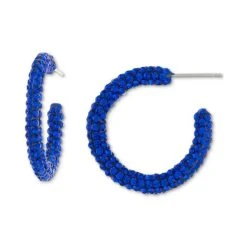 Wholesale ๐ Giani Bernini Crystal Small Hoop Earrings In Sterling Silver, 1, Created For Macy's Clear โ