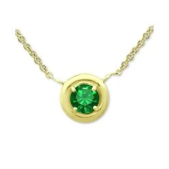 Buy 🤩 Giani Bernini Green Cubic Zirconia Framed 16 Pendant Necklace, Created For Macy's Silver 👏