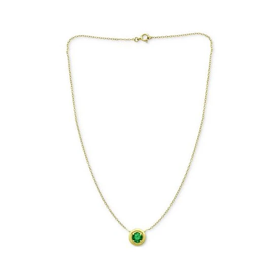 Buy 🤩 Giani Bernini Green Cubic Zirconia Framed 16 Pendant Necklace, Created For Macy's Silver 👏 3 Buy 🤩 Giani Bernini Green Cubic Zirconia Framed 16 Pendant Necklace, Created For Macy's Silver 👏 - Image 3