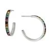Cheap 👏 Giani Bernini Crystal Small Hoop Earrings In Sterling Silver, 1, Created For Macy's 🎉