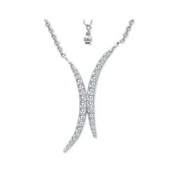 Discount 😉 Giani Bernini Cubic Zirconia Double Curve 16 Statement Necklace, Created For Macy's Gold Over Silver 😀 -Giani Bernini Shop unnamed file 1426