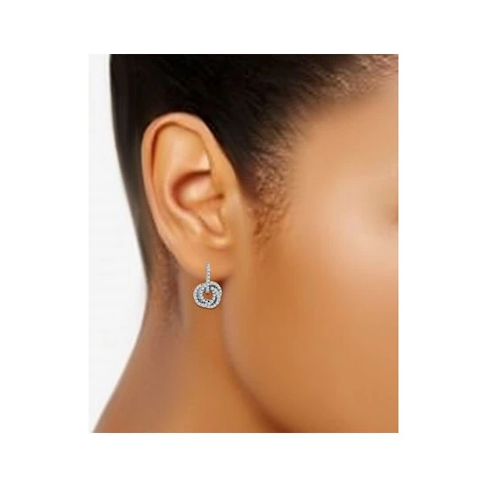 Discount ❤️ Giani Bernini Cubic Zirconia Interwoven Drop Earrings In Sterling Silver, Created For Macy's 🤩 2 Discount ❤️ Giani Bernini Cubic Zirconia Interwoven Drop Earrings In Sterling Silver, Created For Macy's 🤩 - Image 2