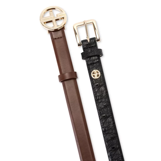 Discount π Giani Bernini 2-Pk. Smooth & Textured Logo Detail Belts Wine/black π― 6 Discount π Giani Bernini 2-Pk. Smooth & Textured Logo Detail Belts Wine/black π― - Image 6