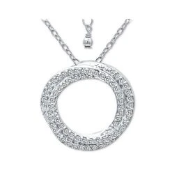 Discount 🎁 Giani Bernini Cubic Zirconia Twisted Circle 16 Pendant Necklace, Created For Macy's Silver 👍 6 Discount 🎁 Giani Bernini Cubic Zirconia Twisted Circle 16 Pendant Necklace, Created For Macy's Silver 👍 -Giani Bernini Shop unnamed file 1435