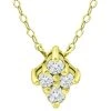 New ⌛ Giani Bernini Cubic Zirconia Cluster Pendant Necklace, 16 + 2 Extender, Created For Macy's Gold ✨