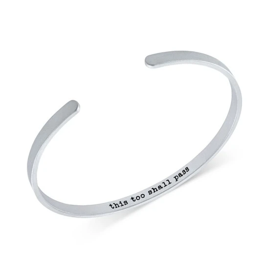 Best Pirce ⌛ Giani Bernini Crystal Inner Message Cuff Bangle Bracelet In Sterling Silver, Created For Macy's 🎉 4 Best Pirce ⌛ Giani Bernini Crystal Inner Message Cuff Bangle Bracelet In Sterling Silver, Created For Macy's 🎉 - Image 4