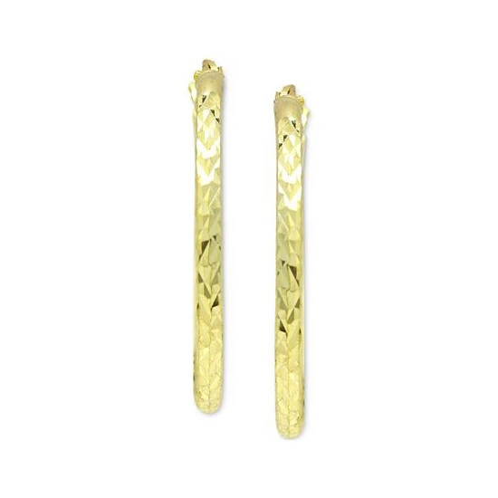 Budget ๐ Giani Bernini Small Textured Hoop Earrings In 18k Gold-Plated Sterling Silver, 3/4, Created For Macy's 18k Gold Over Sterling Silver ๐งจ 3 Budget ๐ Giani Bernini Small Textured Hoop Earrings In 18k Gold-Plated Sterling Silver, 3/4, Created For Macy's 18k Gold Over Sterling Silver ๐งจ - Image 3