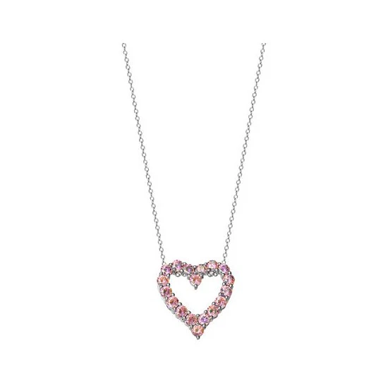 Wholesale ๐ฅฐ Giani Bernini Pink Cubic Zirconia Open Heart 18 Pendant Necklace In Sterling Silver, Created For Macy's ๐งจ 2 Wholesale ๐ฅฐ Giani Bernini Pink Cubic Zirconia Open Heart 18 Pendant Necklace In Sterling Silver, Created For Macy's ๐งจ - Image 2