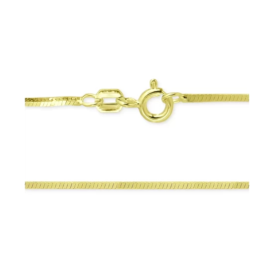 Outlet 🔔 Giani Bernini Square Snake Link 16 Chain Necklace In 18k Gold-Plated Sterling Silver, Created For Macy's Gold Over Silver 👍 5 Outlet 🔔 Giani Bernini Square Snake Link 16 Chain Necklace In 18k Gold-Plated Sterling Silver, Created For Macy's Gold Over Silver 👍 - Image 5