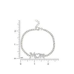 Outlet ❤️ Giani Bernini Cubic Zirconia MOM Curb Link Chain Bracelet In Sterling Silver, Created For Macy's ✔️ -Giani Bernini Shop unnamed file 1482