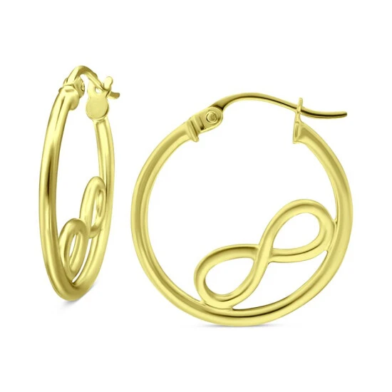 Cheapest ๐ฅ Giani Bernini Infinity Accent Small Hoop Earrings In 18k Gold-Plated Sterling Silver, 0.75, Created For Macy's Gold Over Silver ๐ 1 Cheapest ๐ฅ Giani Bernini Infinity Accent Small Hoop Earrings In 18k Gold-Plated Sterling Silver, 0.75, Created For Macy's Gold Over Silver ๐