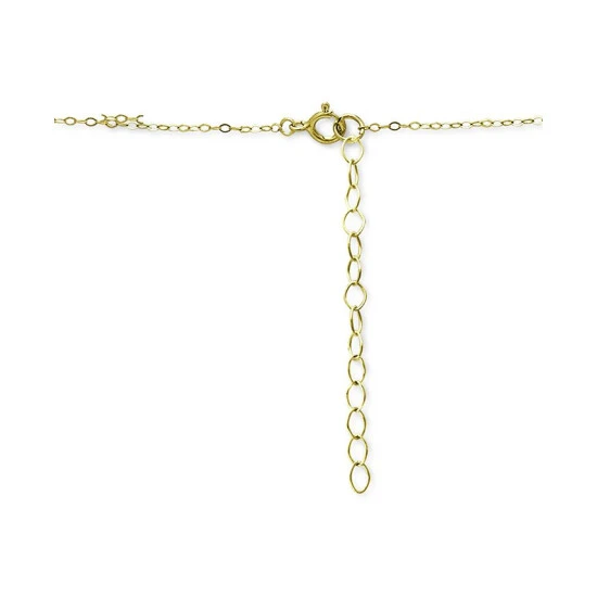 Hot Sale โญ Giani Bernini Cubic Zirconia Curved Bar & Evil Eye Pendant Necklace, 16 + 2 Extender, Created For Macy's Sterling Silver ๐ 4 Hot Sale โญ Giani Bernini Cubic Zirconia Curved Bar & Evil Eye Pendant Necklace, 16 + 2 Extender, Created For Macy's Sterling Silver ๐ - Image 4