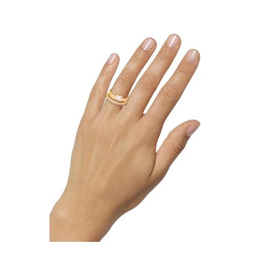 Cheap ๐ Giani Bernini 2-Pc. Set Cubic Zirconia Ring & Pavรฉ Band In 18k Gold-Plated Sterling Silver, Created For Macy's Gold Over Sterling Silver ๐ 2 Cheap ๐ Giani Bernini 2-Pc. Set Cubic Zirconia Ring & Pavรฉ Band In 18k Gold-Plated Sterling Silver, Created For Macy's Gold Over Sterling Silver ๐ - Image 2