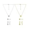 Cheap 🔔 Giani Bernini Cubic Zirconia Cross Disc Pendant Necklace, Stud, & Drop Earrings Jewelry Collection, Created For Macy's Gold Over Silver ✨