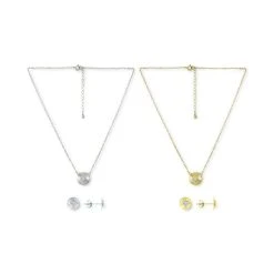 Best Pirce ❤️ Giani Bernini Cubic Zirconia Heart Cluster Disc Pendant Necklace & Stud Earrings Jewelry Collection, Created For Macy's Sterling Silver 🌟