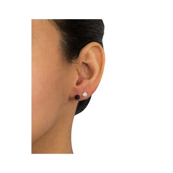 Cheapest ๐ Giani Bernini Crystal 4mm 2-Pc Set Pave Stud Earrings In Sterling Silver, Available In Black And White Or Red And White ๐ 3 Cheapest ๐ Giani Bernini Crystal 4mm 2-Pc Set Pave Stud Earrings In Sterling Silver, Available In Black And White Or Red And White ๐ - Image 3