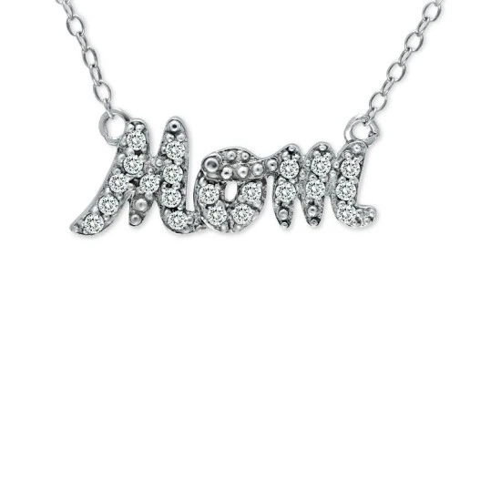 Best Pirce ๐ฏ Giani Bernini Cubic Zirconia Mom Nameplate Necklace In 18k Gold-Plated Sterling Silver, 16 + 2 Extender, Created For Macy's (Also Available In Silver) โค๏ธ 1 Best Pirce ๐ฏ Giani Bernini Cubic Zirconia Mom Nameplate Necklace In 18k Gold-Plated Sterling Silver, 16 + 2 Extender, Created For Macy's (Also Available In Silver) โค๏ธ