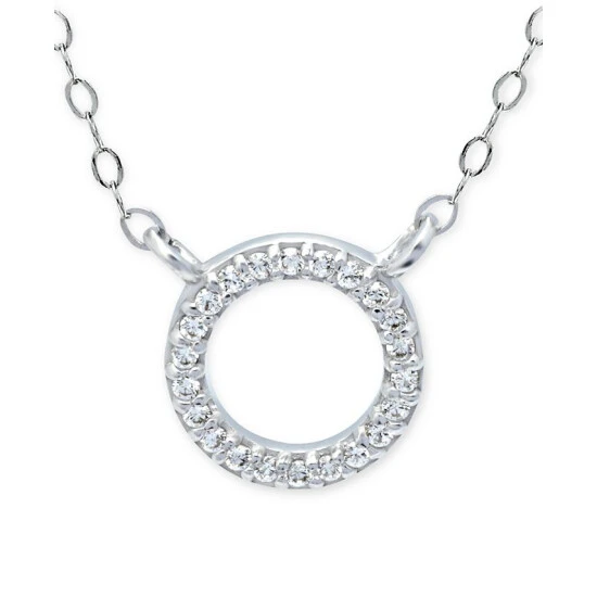 Best Sale ๐ Giani Bernini Cubic Zirconia Mini-Circle 16 Pendant Necklace, Created For Macy's Silver โจ 1 Best Sale ๐ Giani Bernini Cubic Zirconia Mini-Circle 16 Pendant Necklace, Created For Macy's Silver โจ