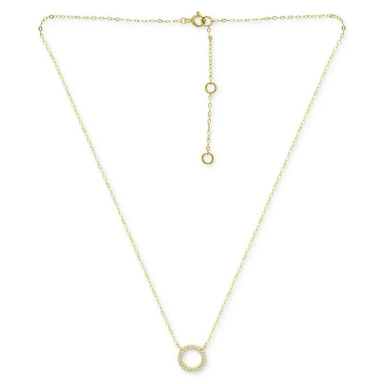 Best Sale ๐ Giani Bernini Cubic Zirconia Mini-Circle 16 Pendant Necklace, Created For Macy's Silver โจ 4 Best Sale ๐ Giani Bernini Cubic Zirconia Mini-Circle 16 Pendant Necklace, Created For Macy's Silver โจ - Image 4