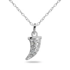Best reviews of 😉 Giani Bernini Cubic Zirconia Horn Pendant In Sterling Silver ✔️