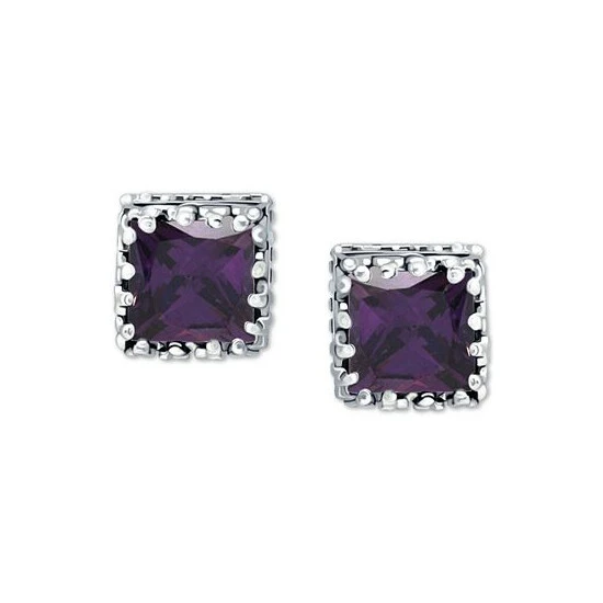 Hot Sale ๐ฏ Giani Bernini Cubic Zirconia Princess Stud Earrings In Sterling Silver, Created For Macy's โ 3 Hot Sale ๐ฏ Giani Bernini Cubic Zirconia Princess Stud Earrings In Sterling Silver, Created For Macy's โ - Image 3