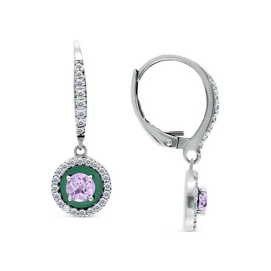 Best reviews of ⭐ Giani Bernini Amethyst (1/4 Ct. T.w.), Cubic Zirconia, & Enamel Circle Dangle Hoop Earrings In Sterling Silver (Also In Additional Stones), Created For Macy's Opal/turqouise 🛒 3 Best reviews of ⭐ Giani Bernini Amethyst (1/4 Ct. T.w.), Cubic Zirconia, & Enamel Circle Dangle Hoop Earrings In Sterling Silver (Also In Additional Stones), Created For Macy's Opal/turqouise 🛒 - Image 3