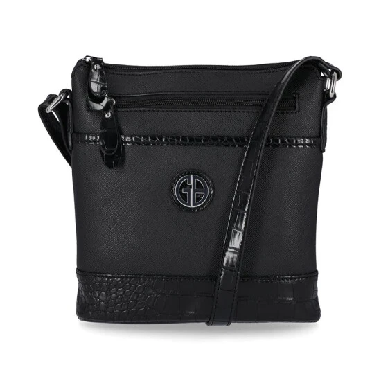 Promo ✔️ Giani Bernini Saffiano North South Crossbody, Created For Macy's Black/blk Croc ✨ 1 Promo ✔️ Giani Bernini Saffiano North South Crossbody, Created For Macy's Black/blk Croc ✨