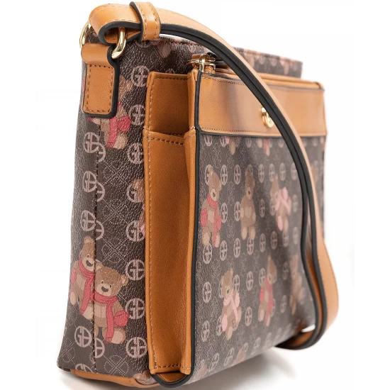 New ✔️ Giani Bernini Nappa Leather Venice Crossbody, Created For Macy's Black/silver ⌛ 5 New ✔️ Giani Bernini Nappa Leather Venice Crossbody, Created For Macy's Black/silver ⌛ - Image 5